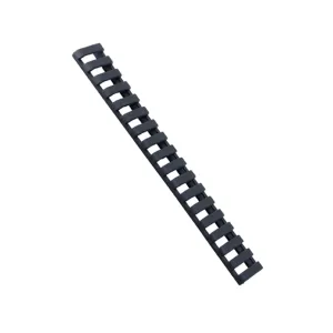 ERGO Low Profile Picatinny Rail Cover 7" Polymer Black 3PK