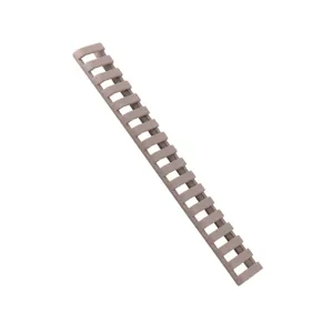 ERGO Low Profile Picatinny Rail Cover 7" Polymer Flat Dark Earth 3PK