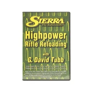 Sierra Video "High-Power Rifle Reloading" with G. David Tubb DVD