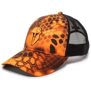 Kryptek Mens Logo Hat Inferno/Black