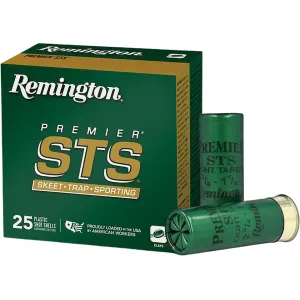 Remington Premier STS Low Recoil 12 Gauge Ammo 2-3/4" #8 Lead Shot 1-1/8 oz Box of 25