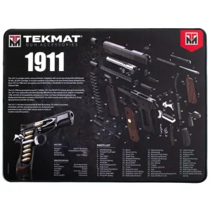 Tekmat Ultra 20 1911 3D Gun Cleaning Mat Black