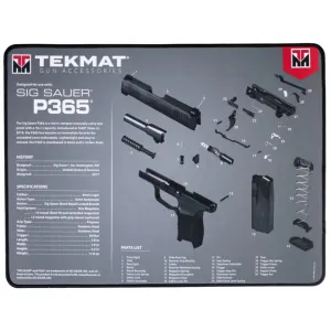 Tekmat Ultra 20 Sig Sauer P365 Gun Cleaning Mat Black