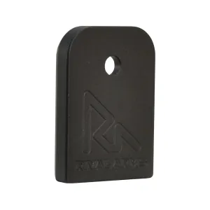 Rival Arms Magazine Base Pad for Glock 17, 19, 22, 23, 32, 34, 35 Aluminum Black