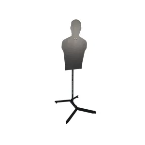 Challenge Targets Full Size Silhouette Rifle Rated Target 3/8" AR500 Steel with Armor Post