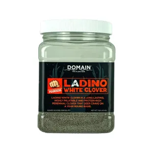 Domain Outdoor Pounder Ladino White Clover Food Plot Seed 1 lb