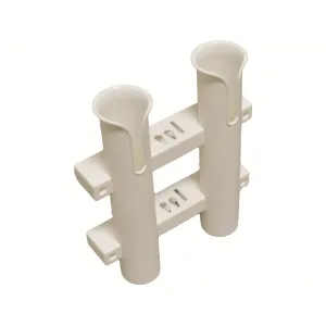 T-H Marine 2 in 1 Molded Rod Holder Rod Rack White