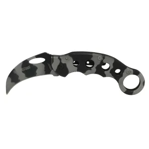Smith & Wesson Extreme Ops Pocket Knife 3" Hawkbill 4034 Camo Stainless Steel Blade Stainless Steel Handle Camo