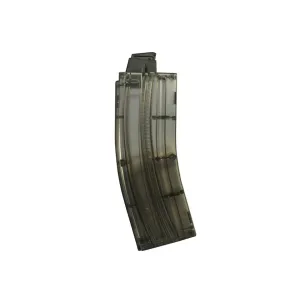 Black Dog Machine Sonic X Conversion Magazine with Nylon Feed Lips for AR-15 CMMG, Ciener, Tactical Solutions, Sig 522 Rimfire Conversions 22 Long Rifle 25-Round Polymer Smoke
