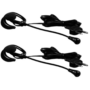 Midland AVP1 Over The Ear Headsets Black 2PK