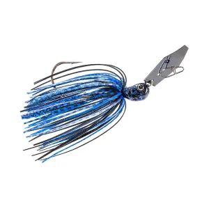 Z-Man Chatterbait Jackhammer Bladed Jig Black/Blue 3/8 oz