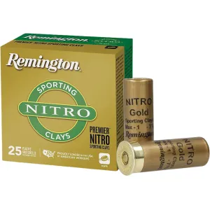 Remington Premier Nitro Gold Sporting Clays 12 Gauge Ammo 2-3/4" #7-1/2 Lead Shot 1-1/8 oz Box of 25