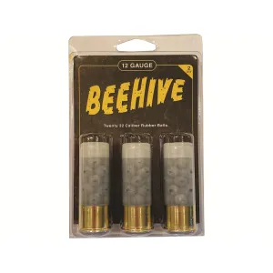 Reaper Defense Beehive 12 Gauge Ammo 2-3/4" 32 Caliber Rubber Balls 20 Pellets 3PK