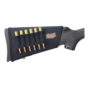 Beartooth Products StockGuard 2.0 Rifle Stock Cover with Ammo Holder Black Neoprene