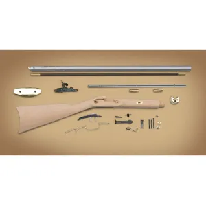 Traditions Frontier Muzzleloading Rifle Kit 50 Caliber 28" In the White Barrel Walnut Stock