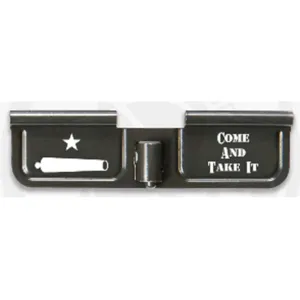Battle Arms Ejection Port Cover Custom AR-15 Come and Take It Aluminum Black