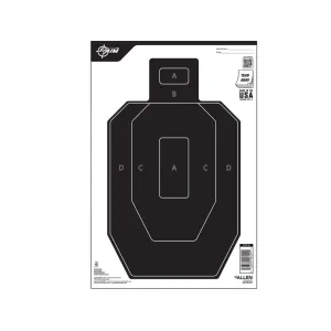 Allen EZ-Aim IPSC 1/2 Size Paper Peel Away Target 12" x 18" 50PK
