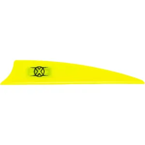 Bohning 3" X-Vane Arrow Fletching Neon Yellow 36PK