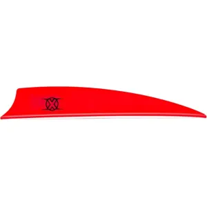 Bohning 3" X-Vane Arrow Fletching Red 36PK