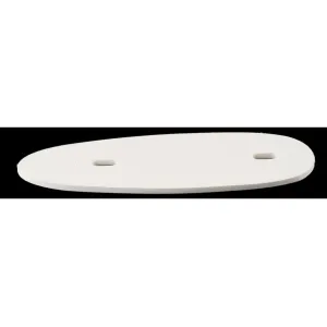 100 Straight Stock Spacer 1/8" Thick White