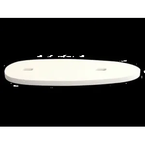 100 Straight Stock Spacer 1/4" Thick White