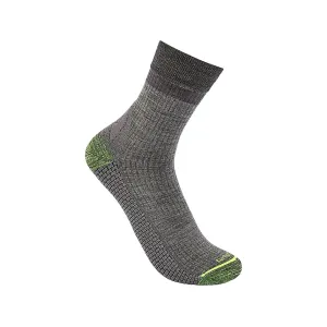 Carhartt Men's Force Grid Lightweight Socks Heather Gray Large