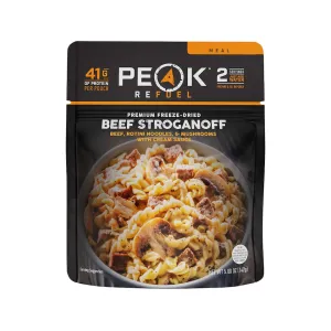 Peak Refuel Beef Stroganoff Freeze Dried Food 5 oz