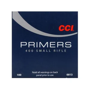CCI Small Rifle Primers #400 Case of 5000 (5 Boxes of 1000)
