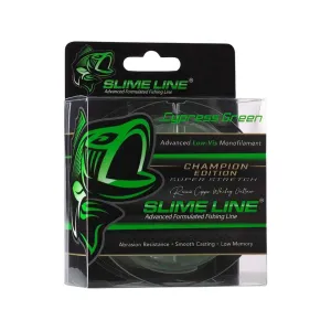 Catch The Fever Slime Line Champion Edition Super Stretch Monofilament Fishing Line 10lb 325yd Cypress Green