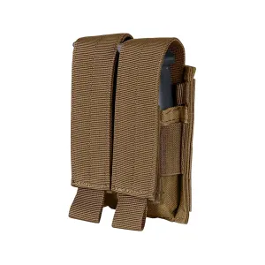 Condor MOLLE Double Pistol Magazine Pouch Coyote Brown