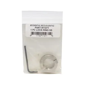 Redding Stainless Steel Crossbolt Die Lock Ring 7/8"-14 Thread