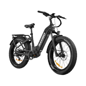 Rambo Savage 2.0 Electric Hunting Bike 750W Motor 20Ah Battery Matte Black