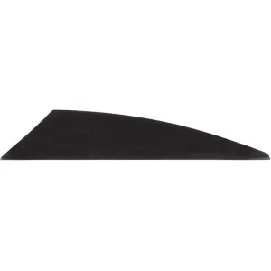 TAC Vanes TAC Driver Arrow Flething 2" Black 36PK