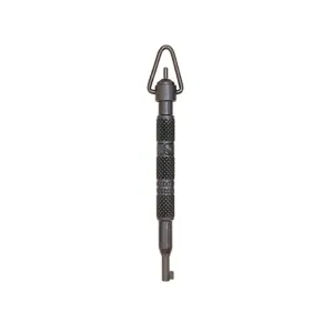ASP Swivel Handcuff Key Stainless Steel Black With Key Ring Swivel