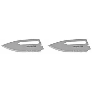 Havalon REDI EDC Partially Serrated Knife Replacement Blades AUS-8 Stainless 2PK