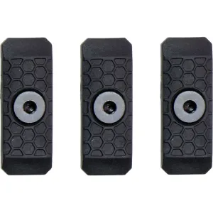 Slate Black Industries M-LOK 1-Slot Rail Cover Polymer Black 3PK