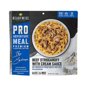 ReadyWise Outdoor Pro Meal Homestyle Beef Stroganoff with Mushroom Cream Sauce Freeze Dried Food