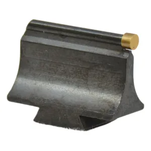 Williams Front Sight .570" Height .340" Width Steel Blue 3/32" Gold Bead