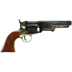 Uberti 1851 Navy London Black Powder Revolver 36 Caliber 5" Blued Barrel Case Hardened Frame Walnut Grip