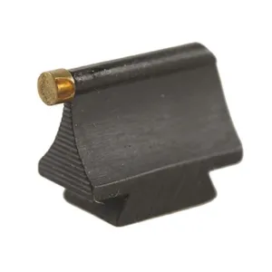 Williams Front Sight .450" Height .250" Width Steel Blue 3/32" Gold Bead