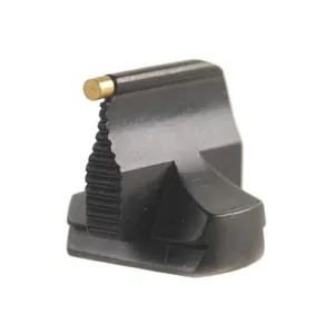 Williams Front Sight .570" Height .531 Width Steel Blue 1/16" Gold Bead Steel Black