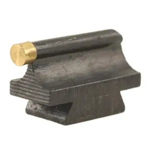 Williams Front Sight .343" Height .250" Width Steel Blue 3/32" Gold Bead