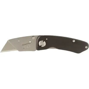 Gerber Edge Pocket Knife 1.1" Razor Stainless Steel Stainless Blade Aluminum Handle Black