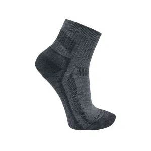 Carhartt Men's Force Midweight Quarter Socks Charcoal XL 3 Pack