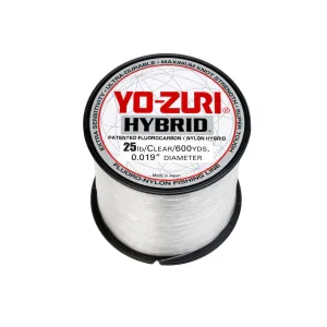 Yo-Zuri Hybrid Fluorocarbon Fishing Line 25lb 600yd Clear