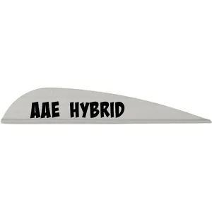 AAE Hybrid 26 Vanes Arrow Fletching White 50PK