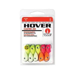 VMC Hover Jig Floating Jighead 1/0 Kit Assorted Glow