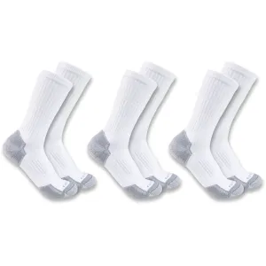 Carhartt Men's Midweight Crew Socks White XL 3 Pack
