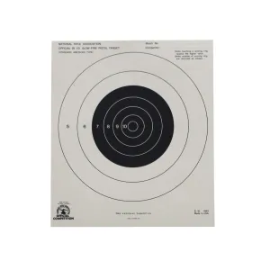 NRA Official Pistol Target B-16 25-Yard Slow Fire Paper 100PK