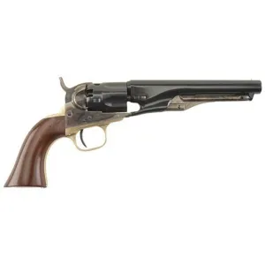 Uberti 1862 Police Black Powder Revolver 36 Caliber 5.5" Blued Barrel Case Hardened Frame Walnut Grip